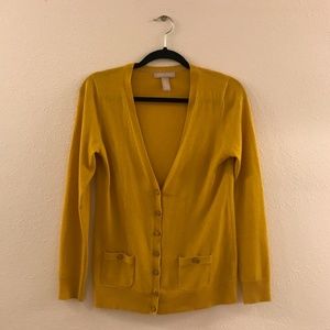Banana Republic Gold Orchid Cardigan
